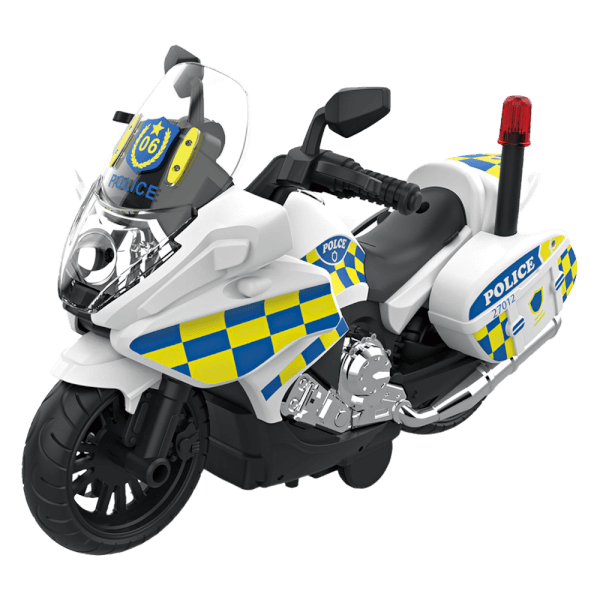 Đồ chơi xe mô tô cảnh sát chạy trớn siêu ngầu CY686728 (Trắng)