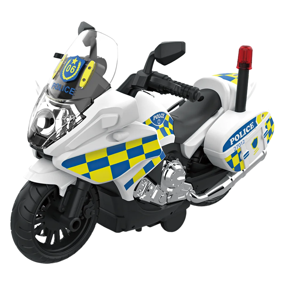 Đồ chơi xe mô tô cảnh sát chạy trớn siêu ngầu CY686728 (Trắng)