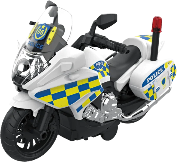 Đồ chơi xe mô tô cảnh sát chạy trớn siêu ngầu CY686728 (Trắng)