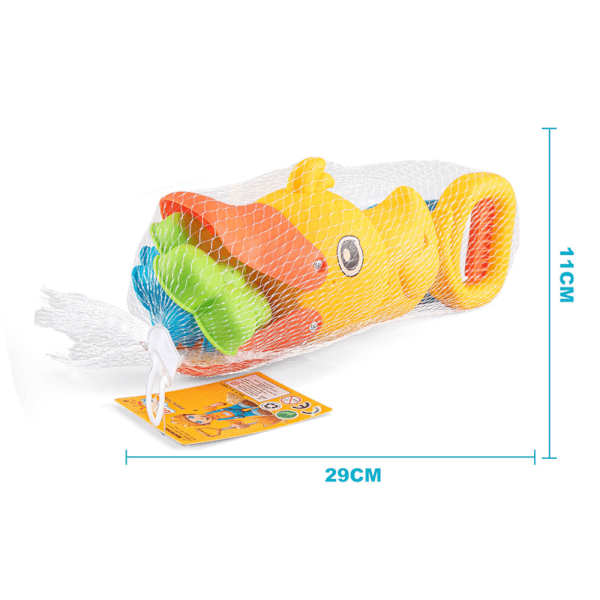 Đồ chơi vịt vàng đi biển xúc cát 4pcs CY701061 C508