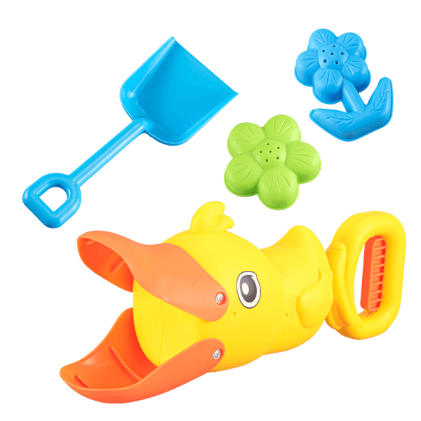 Đồ chơi vịt vàng đi biển xúc cát 4pcs CY701061 C508