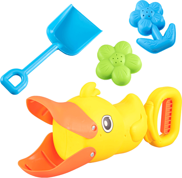 Đồ chơi vịt vàng đi biển xúc cát 4pcs CY701061 C508