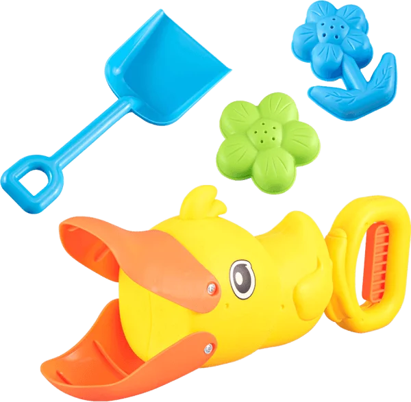 Đồ chơi vịt vàng đi biển xúc cát 4pcs CY701061 C508
