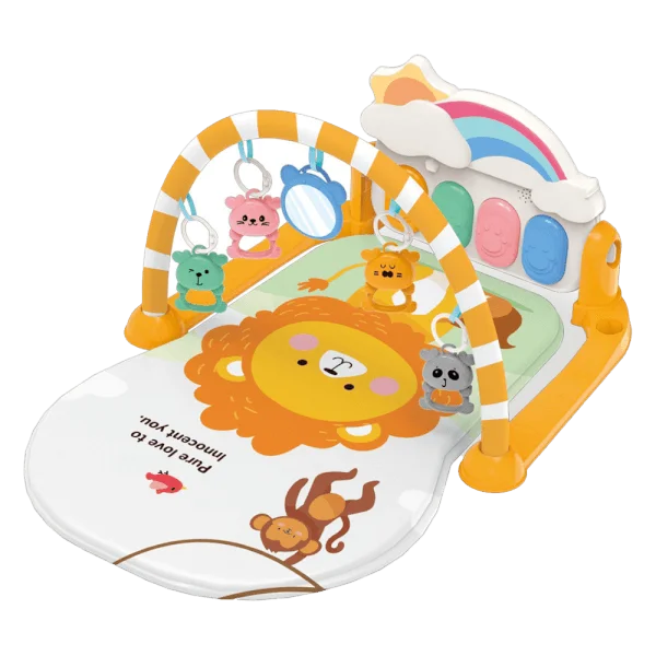 Thảm vải chơi sư tử kèm bàn đạp piano và phụ kiện CY699966 C508