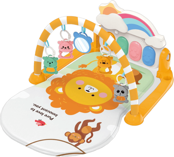 Thảm vải chơi sư tử kèm bàn đạp piano và phụ kiện CY699966 C508