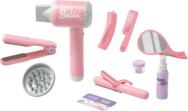 Bộ đồ chơi dụng cụ làm tóc cho bé có âm thanh, đèn CY546988 C508
