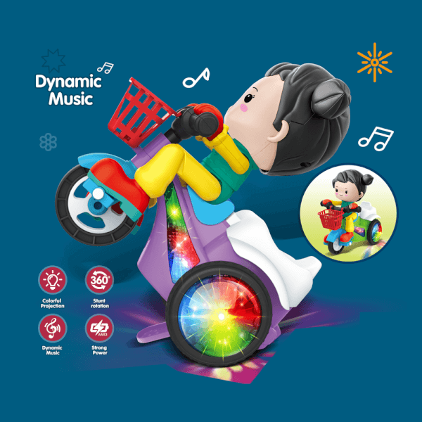 Đồ chơi em bé chạy xe có nhạc, đèn siêu ngầu CY654299 C508