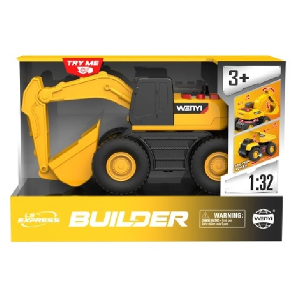 Xe xúc công trình có âm thanh và đèn YN641802 C508