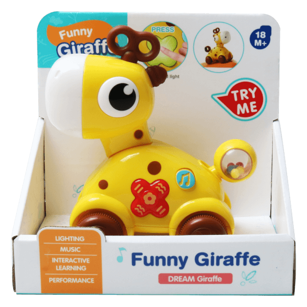 Đồ chơi chú hươu con vui vẻ có nhạc đèn, lắc lư đầu YN650917 C508