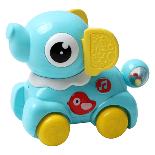 Đồ chơi chú voi con vui vẻ có nhạc đèn, lắc lư đầu YN650919 C508