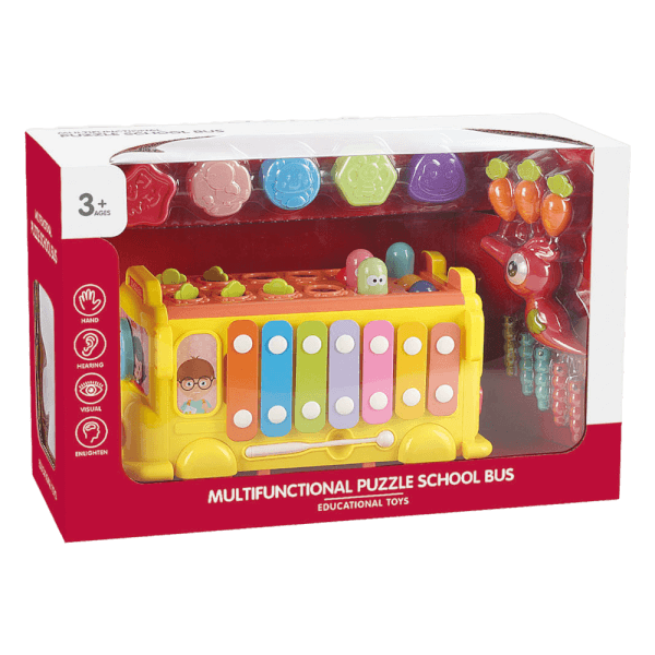 Xe buýt 4in1 đa tài cho bé vừa chơi vừa học YN550893 C508