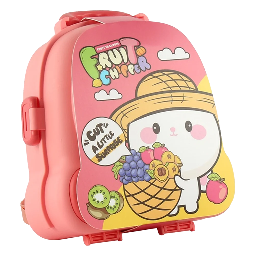 Balo 2in1 đựng trái cây cắt và dụng cụ cho bé YN534830 C508 (Hồng)