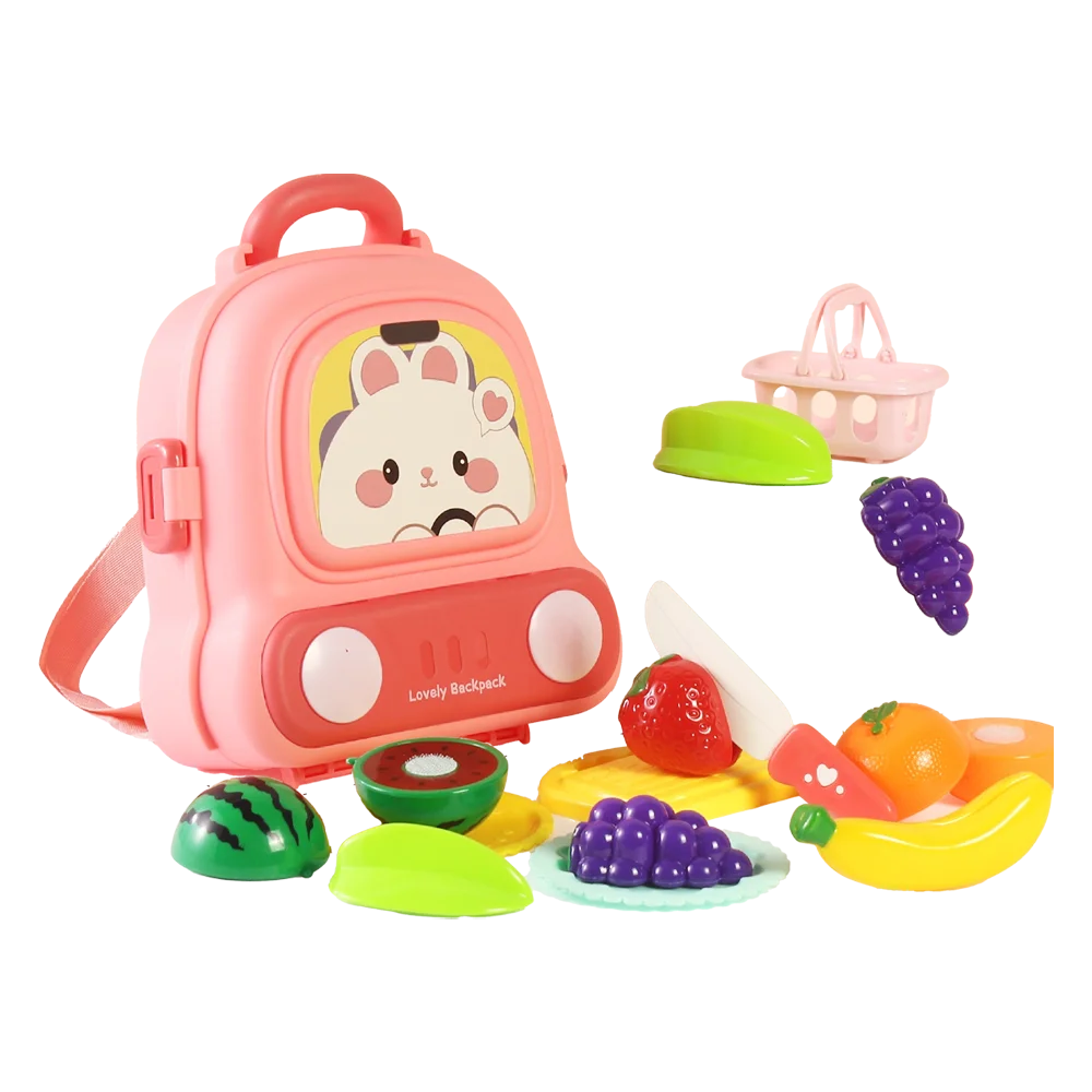 Balo 2in1 đựng trái cây cắt và dụng cụ cho bé YN534830 C508 (Hồng)