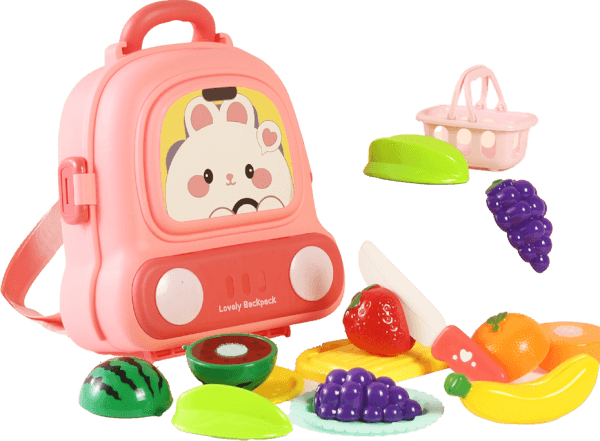 Balo 2in1 đựng trái cây cắt và dụng cụ cho bé YN534830 C508 (Hồng)