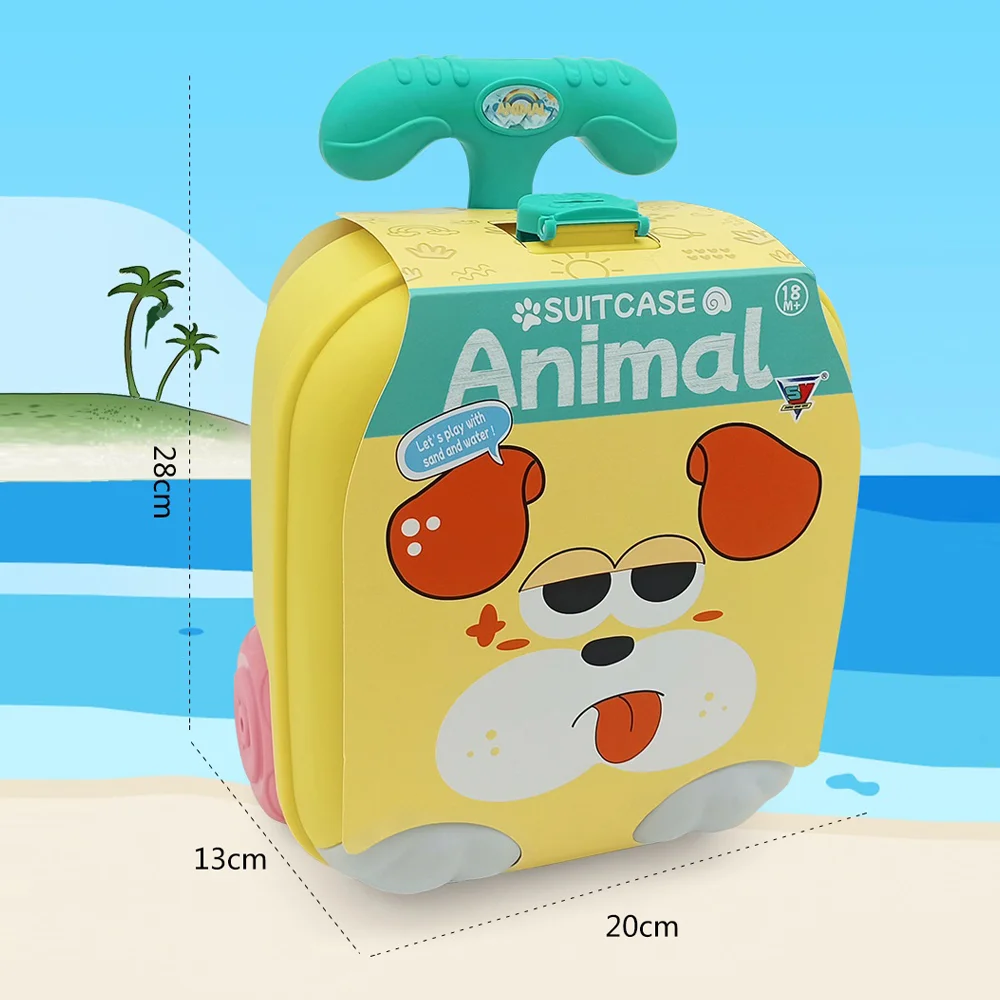 Vali thác nước chú chó vàng đi biển kèm phụ kiện YN603047 C508