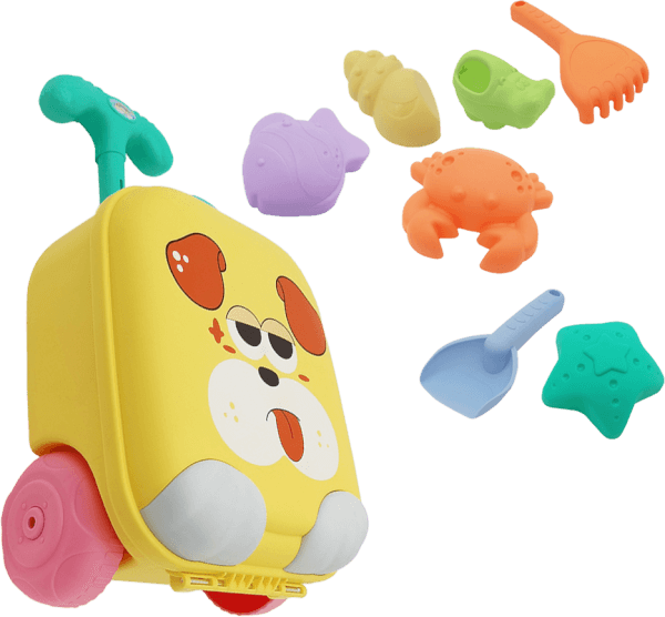 Vali thác nước chú chó vàng đi biển kèm phụ kiện YN603047 C508