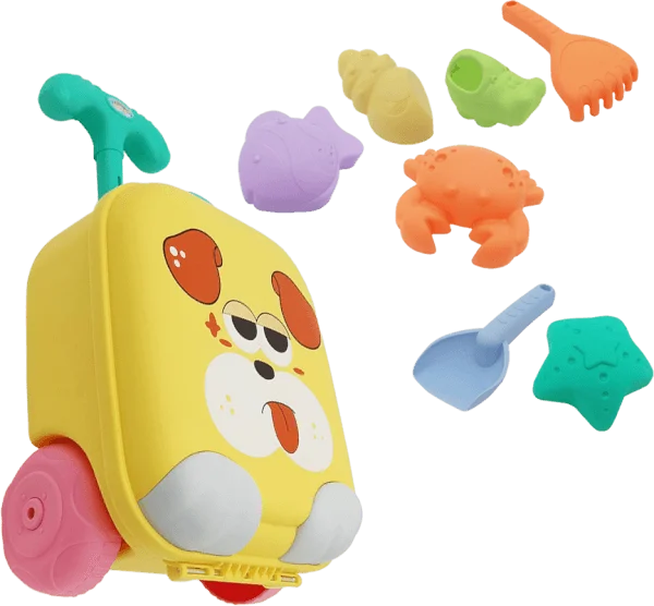 Vali thác nước chú chó vàng đi biển kèm phụ kiện YN603047 C508