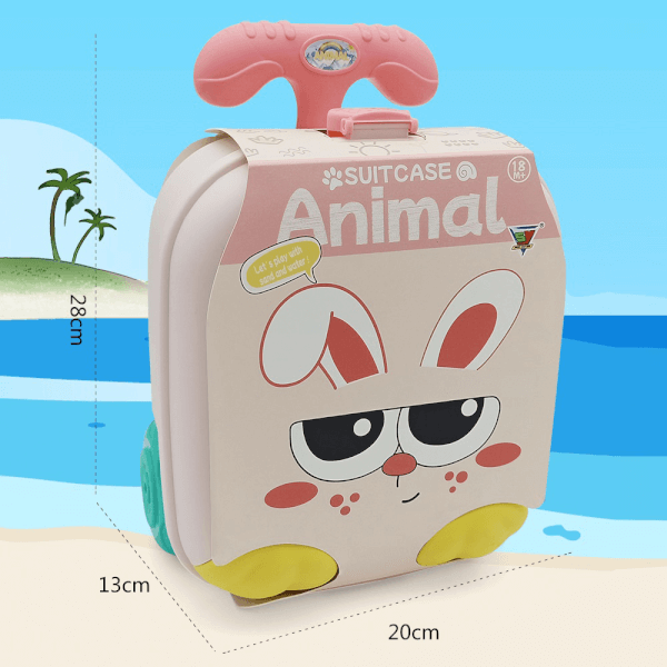 Vali thác nước thỏ hồng đi biển kèm phụ kiện YN603048 C508