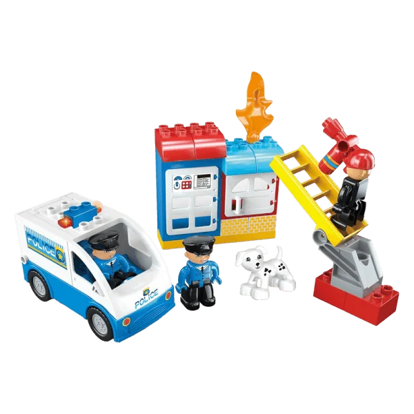 Hộp xếp hình cảnh sát và cứu hỏa YN650275 C508