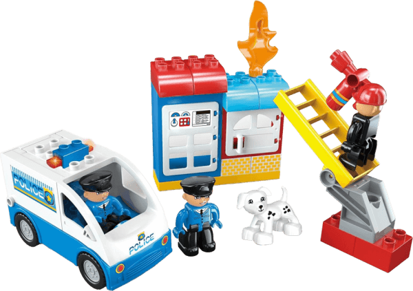 Hộp xếp hình cảnh sát và cứu hỏa YN650275 C508