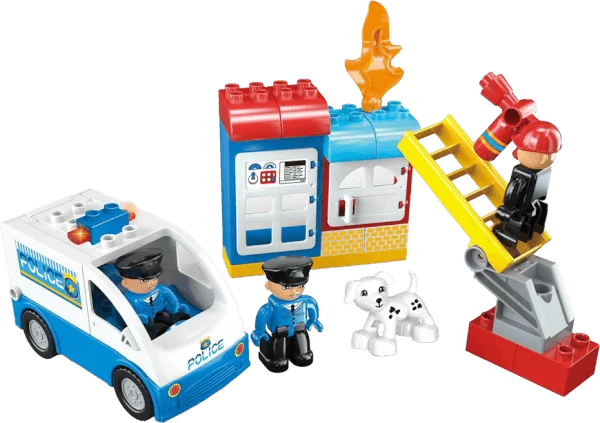 Hộp xếp hình cảnh sát và cứu hỏa YN650275 C508