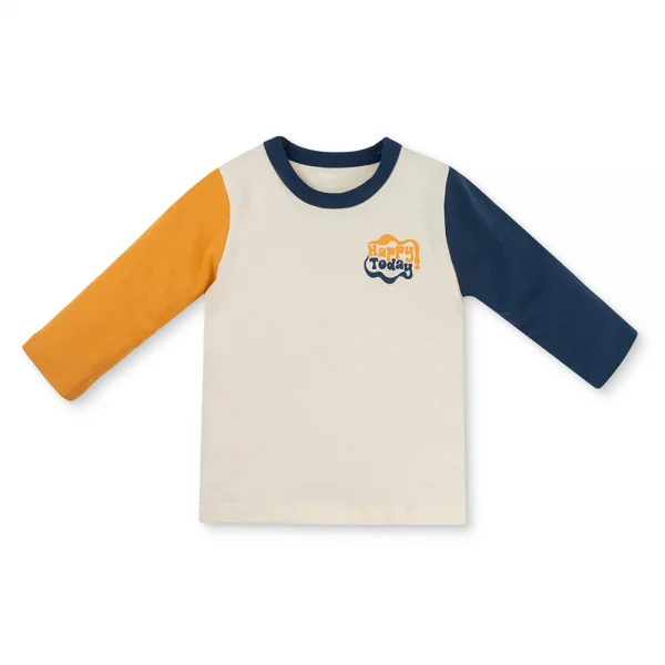 Bộ bé trai dài Animo Easy HN1225060 (1-4Y,Kem-vàng)