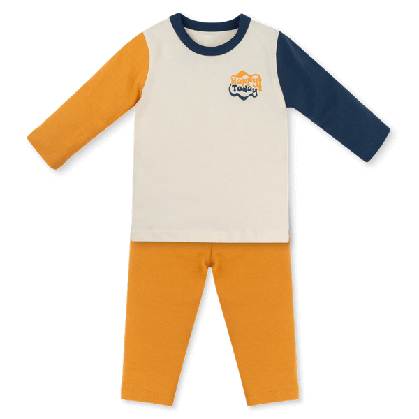 Bộ bé trai dài Animo Easy HN1225060 (1-4Y,Kem-vàng)