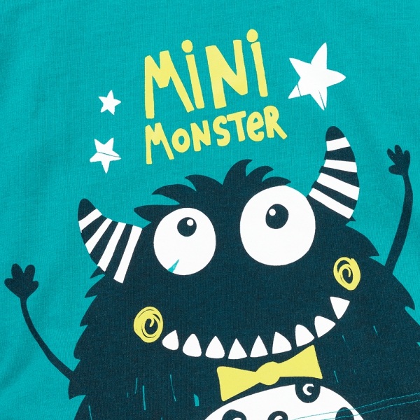 Bộ bé trai dài Animo Easy HN1125084 (1-4Y,Lá-dương)