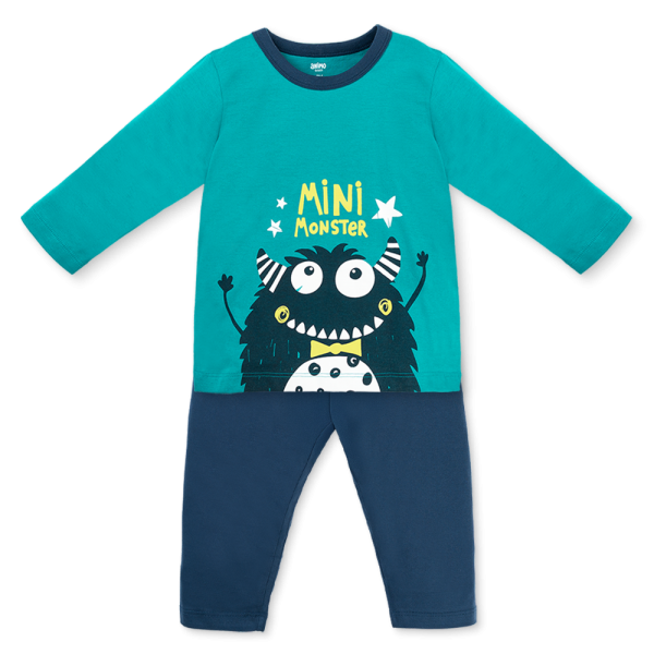 Bộ bé trai dài Animo Easy HN1125084 (1-4Y,Lá-dương)