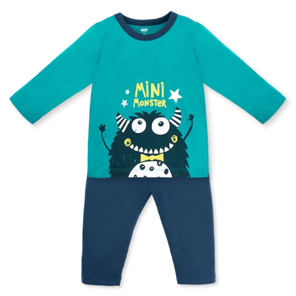 Bộ bé trai dài Animo Easy HN1125084 (1-4Y,Lá-dương)