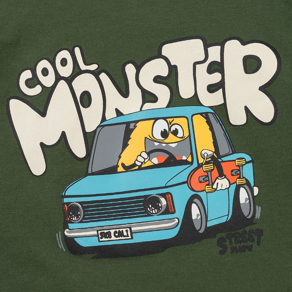 Bộ bé trai dài Animo Easy HN1125083 (1-4Y,Rêu-kem)