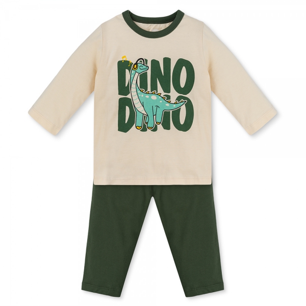 Bộ bé trai dài Animo Easy HN1125077 (1-4Y,Kem-rêu)