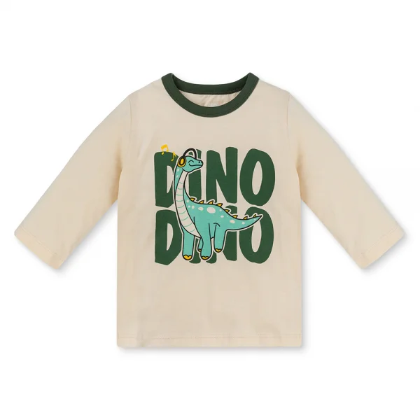 Bộ bé trai dài Animo Easy HN1125077 (1-4Y,Kem-rêu)