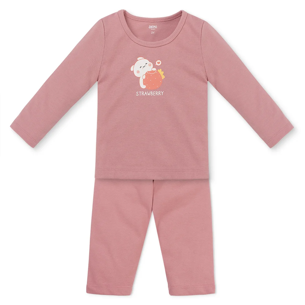 Bộ bé gái dài Animo Easy TQ1125076 (1-4Y,Ruốc)