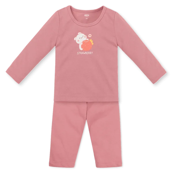 Bộ bé gái dài Animo Easy TQ1125076 (1-4Y,Ruốc)