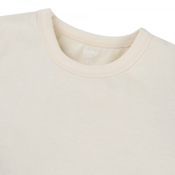 Bộ bé trai ngắn Animo Easy HN0925072 (1-4Y,Kem-nâu, NN02)