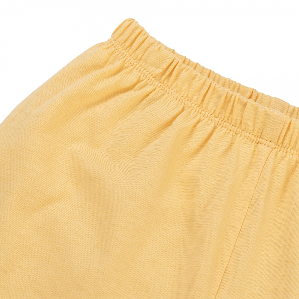 Bộ bé gái ngắn Animo Easy LU1025019 (1-4Y,Trắng-vàng,TT02)