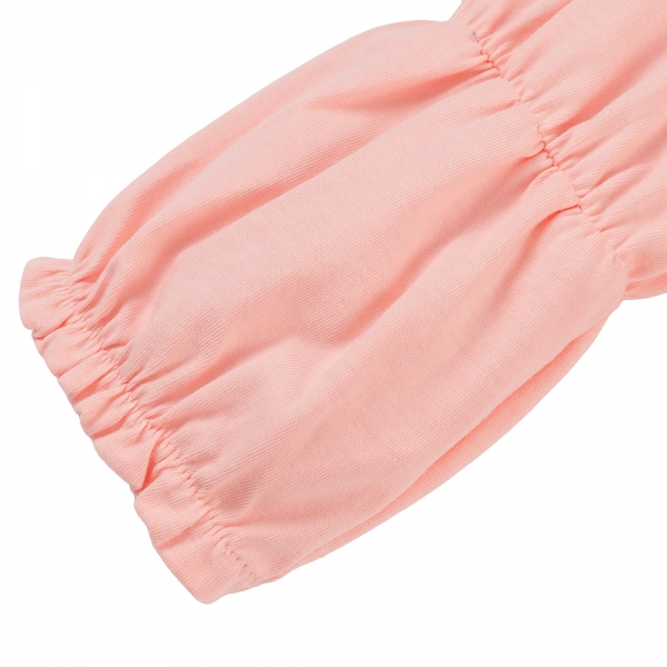 Đầm bé gái tay dài cổ nơ Animo LU1125046 (1-6Y,Hồng,TT00)