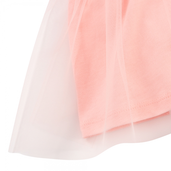 Đầm bé gái tay dài cổ nơ Animo LU1125046 (1-6Y,Hồng,TT00)