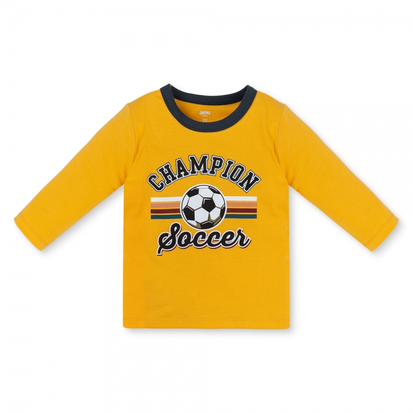 Bộ bé trai dài Animo Easy HN1125082 (1-4Y,Vàng-xám)