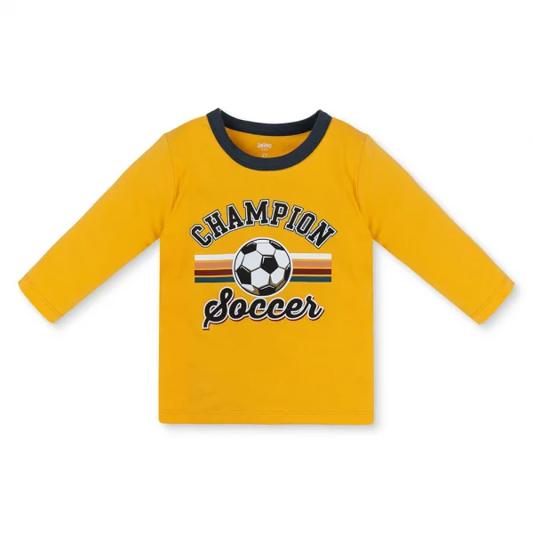 Bộ bé trai dài Animo Easy HN1125082 (1-4Y,Vàng-xám)