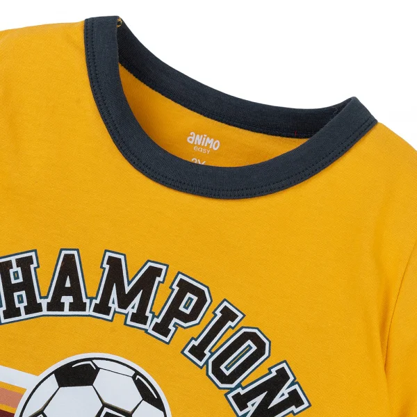 Bộ bé trai dài Animo Easy HN1125082 (1-4Y,Vàng-xám)