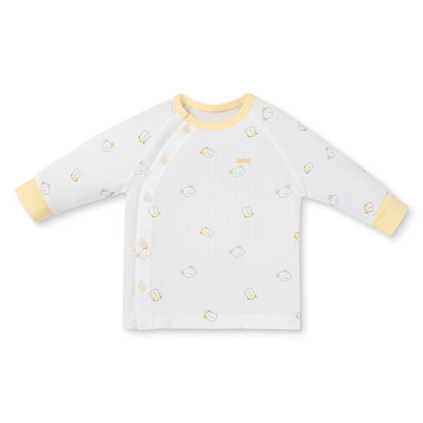 Set 2 bộ kháng khuẩn modal dài Animo BMC1125067 (0-24M, Trắng-vàng nhạt, NN06)