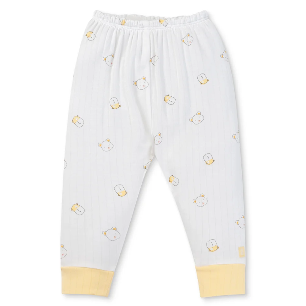 Set 2 bộ kháng khuẩn modal dài Animo BMC1125067 (0-24M, Trắng-vàng nhạt, NN06)