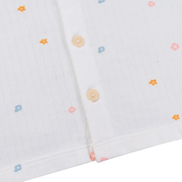 Set 2 bộ rayon chống muỗi dài Animo VD1225025 (0-24M, Trắng-hồng, TT06)