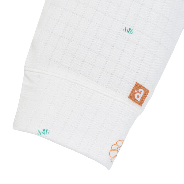 Set 2 bộ rayon chống muỗi dài Animo VD1225022 (0-24M, Trắng-nâu đậm, DD06)