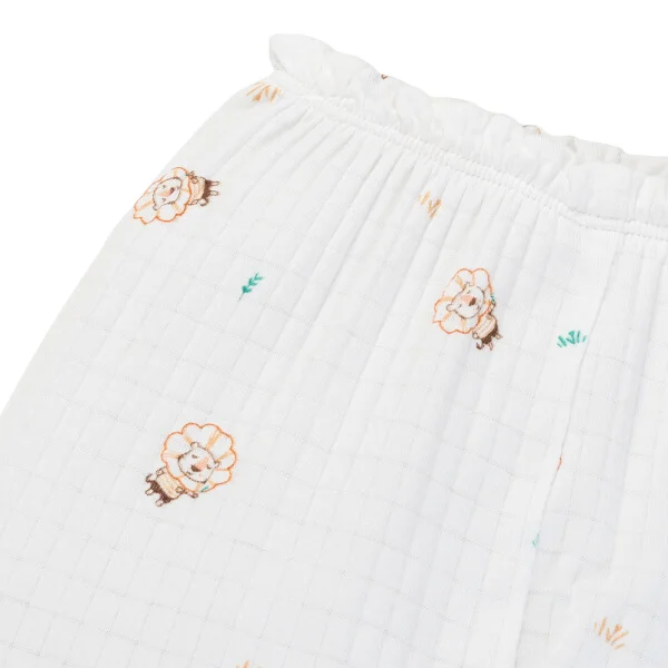 Set 2 bộ rayon chống muỗi dài Animo VD1225022 (0-24M, Trắng-nâu đậm, DD06)