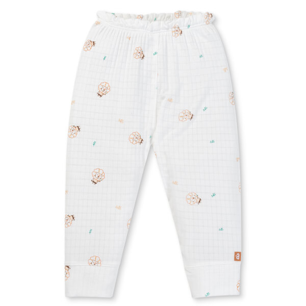 Set 2 bộ rayon chống muỗi dài Animo VD1225022 (0-24M, Trắng-nâu đậm, DD06)