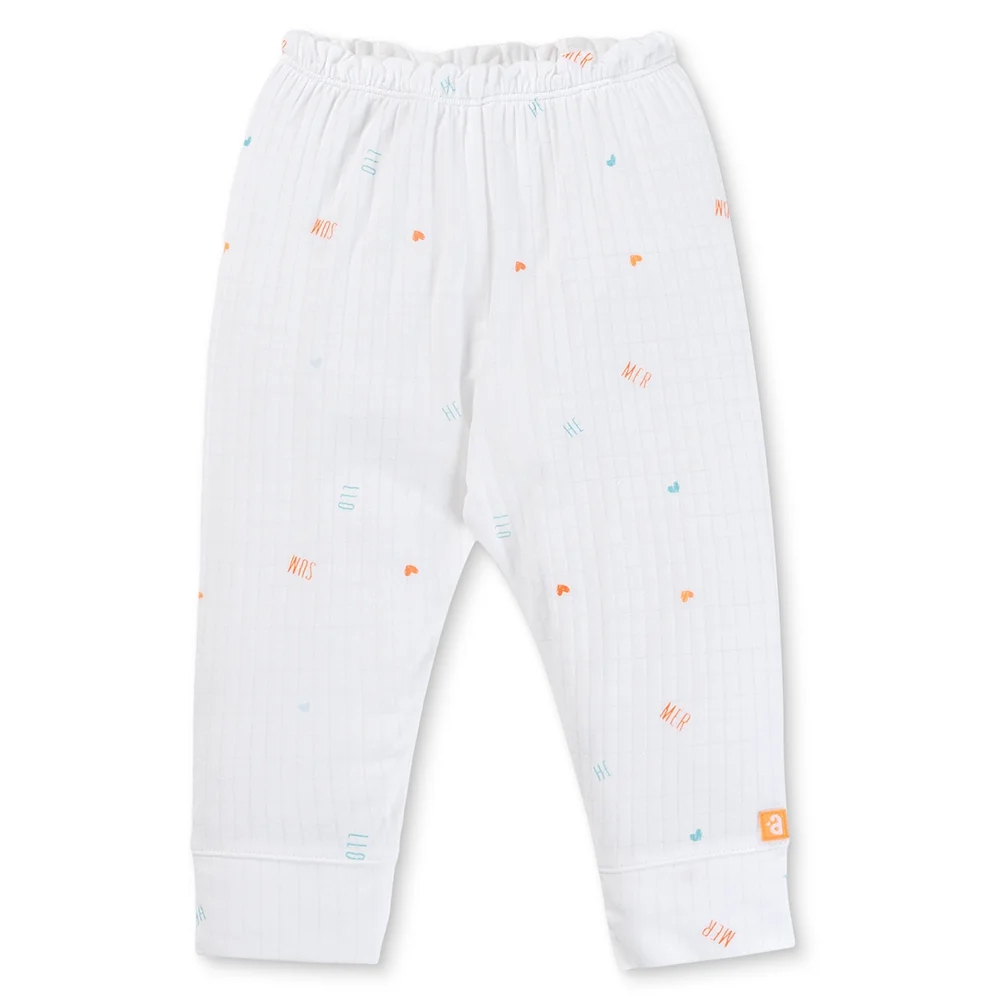 Set 2 bộ rayon chống muỗi dài Animo VD1125040 (0-24M, Trắng-cam, TT06)