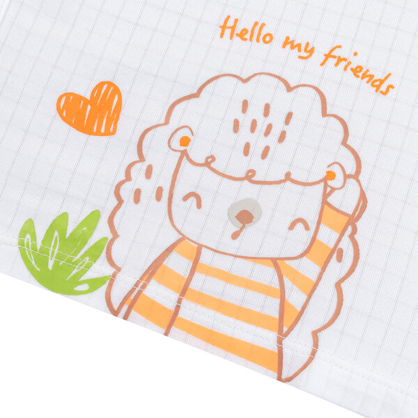 Set 2 bộ rayon chống muỗi dài Animo VD1125040 (0-24M, Trắng-cam, TT06)